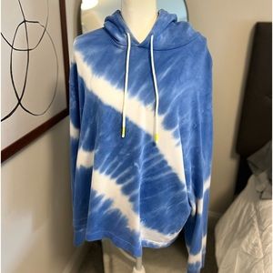 Tory Sport by Tory Burch Tie-Dye French Terry Hoodie, Sweatshirt
